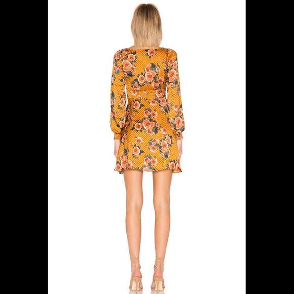 FREE PEOPLE Morning Light Floral Retro Printed Long Sleeve Mini Dress Size 0 - Picture 5 of 11